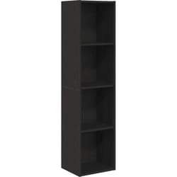 Vidaxl - Bibliothèque Chêne noir 143 x 30 x 36 cm Bois d'ingénierie