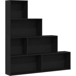 Bibliothèque Chêne noir 155 x 24 x 160 cm Bois d'ingénierie Vidaxl