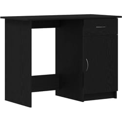 Vidaxl - Bureau Chêne noir 100 x 50 x 76 cm Bois d'ingénierie