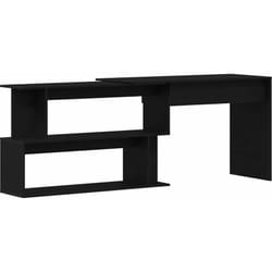 Bureau Chêne noir 200 x 50 x 76 cm Bois d'ingénierie Vidaxl
