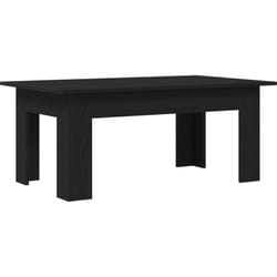 Table basse en chêne noir , 100 x 60 x 42 cm, faite en bois reconstitué. Vidaxl