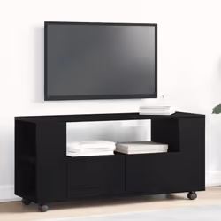 Ce meuble TV avec un grand espace de rangement est un complément pratique et attrayant pour votre salon ou votre chambre à co ...