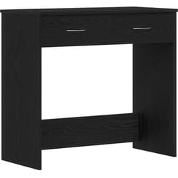 Vidaxl - Bureau Chêne noir 80 x 40 x 75 cm Bois d'ingénierie