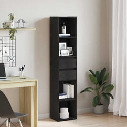 Bibliothèque Chêne noir 36 x 30 x 171 cm Bois d'ingénierie Vidaxl
