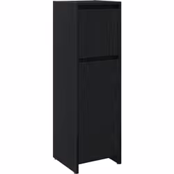 Ce cabinet de salle de bain moderne en chêne noir est une solution stylée pour le rangement. Il combine élégance et utilité.  ...