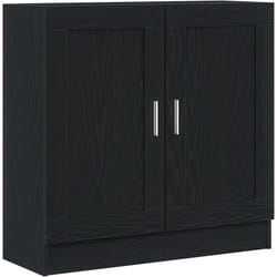 Meuble de Bibliothèque Chêne noir 82.5 x 30.5 x 80 cm Vidaxl