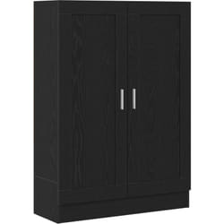 Bibliothèque en chêne noir - 82,5 x 30,5 x 115 cm, en bois d'ingénierie. Vidaxl