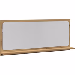 Ce miroir moderne de salle de bain a un style épuré qui colle parfaitement avec les décos contemporaines. Fait en chêne artis ...