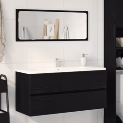 Ce meuble de lavabo, avec un espace de rangement spacieux, est un excellent supplément à votre salle de bain, ce qui lui donn ...