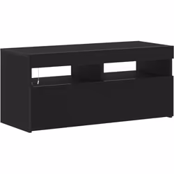 Ce meuble TV contemporain en chêne noir est fait pour rehausser ton salon avec son ambiance stylée et pratique. C'est une sol ...