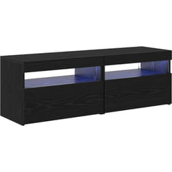 Vidaxl - Meuble tv 2 pcs Noir 60 x 35 x 40 cm Bois d'ingénierie