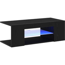 Vidaxl - Meuble tv Noir 90 x 39 x 30 cm Bois d'ingénierie