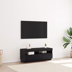 Ce meuble TV moderne en chêne noir mélange style et praticité, parfait pour votre salon ou chambre. Sa finition noire chic et ...
