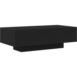 Table basse Chêne noir 100x30x36,5 cm Bois d'ingénierie Vidaxl
