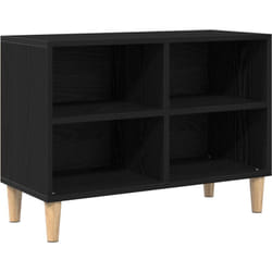 Vidaxl - Meuble tv en chêne noir - 69.5x30x50 cm, bois d'ingénierie