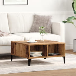 Vidaxl - Table Basse Bois Ancien 60 X 60 X 30 Cm Bois D'Ingénierie