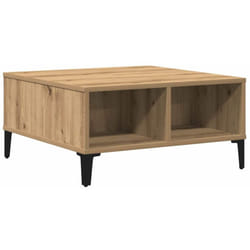 Vidaxl - Table basse chêne artisanal 60 x 60 x 30 cm Bois d'ingénierie