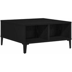 Table basse Chêne noir 60 x 60 x 30 cm Bois d'ingénierie vidaXL