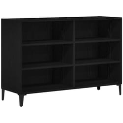 Buffet Noir 103.5 x 35 x 70 cm Bois d'ingénierie Vidaxl