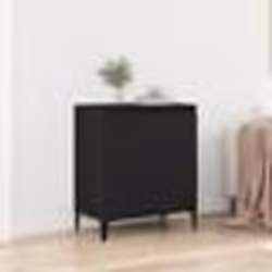 Buffet Moderne - vidaXL - Chêne Noir - 2 Portes - Finition Mate - Montage Facile
