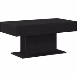 Cette table basse a une vibe chic et moderne, elle embellit n'importe quel salon avec son look élégant en chêne noir. Fabriqu ...