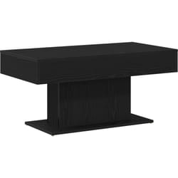 Table basse en bois noir 96x50x45 cm, en bois d'ingénierie Vidaxl