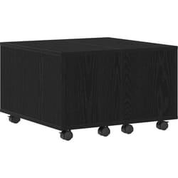 Vidaxl - Table basse Chêne noir 60 x 60 x 38 cm Bois d'ingénierie