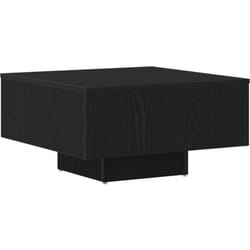 Table basse en chêne noir 60x60x31,5 cm en bois aggloméré Vidaxl