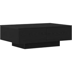 Table basse en chêne noir 90x60x31 cm en bois d'ingénierie Vidaxl