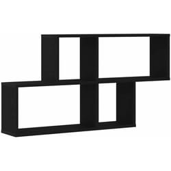 Vidaxl - tagère Murale Chêne noir 76 x 15 x 53 cm Bois d'ingénierie