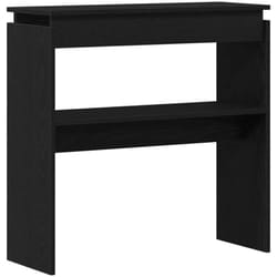 Table console Chêne noir 80 x 30 x 80 cm Bois d'ingénierie vidaXL
