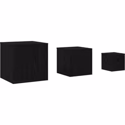 Ce set de tables gigognes pour le salon est un gain de place malin, qui ne sacrifie ni l'esthétique ni la praticité. Il inclu ...
