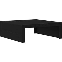 Table basse en chêne noir - 100 x 100 x 35 cm, faite en bois d'ingénierie de qualité. Vidaxl