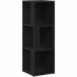 Cette étagère d'angle en chêne noir massif est une solution de rangement stylée qui s'installe parfaitement dans n'importe qu ...