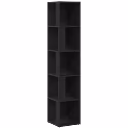 Cette étagère d'angle en chêne noir massif est une solution de rangement stylée qui s'installe parfaitement dans n'importe qu ...