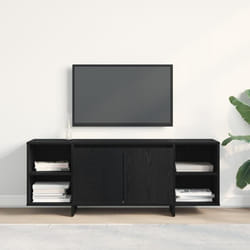 Vidaxl - Meuble Tv Noir 120 X 30 X 40.5 Cm Bois D'Ingénierie