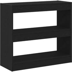 Bibliothèque Chêne noir 80 x 30 x 72 cm Bois d'ingénierie Vidaxl