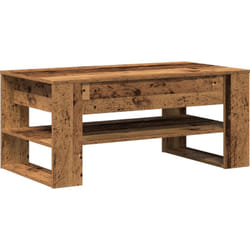 Table basse en bois ancien 102x55x45 cm en bois reconstitué Vidaxl
