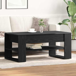 Table basse Chêne noir 102 x 55 x 45 cm Bois d'ingénierie Vidaxl