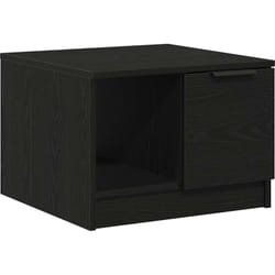 Table basse Chêne noir 50 x 50 x 36 cm Bois d'ingénierie Vidaxl