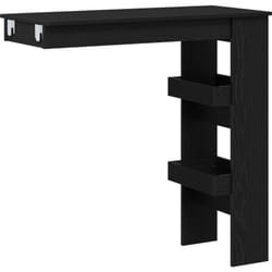 Table de bar - Chêne noir - 102x55x103,5 cm - Fabriquée en bois d'ingénierie Vidaxl