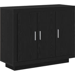 Buffet Chêne Noir 92x35x75 cm Bois Stratifié vidaXL