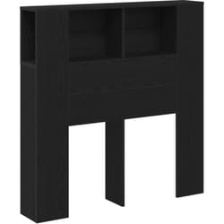 Tête de lit Cabinet Chêne Noir 100x19x104,5 cm Fabriqué en Bois d'Ingénierie Vidaxl