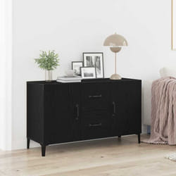 Buffet avec tiroir Noir 100 x 36 x 60 cm Bois d'ingénierie Vidaxl