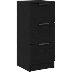 Buffets 2 pcs Chêne noir 30 x 30 x 70 cm Bois d'ingénierie Vidaxl