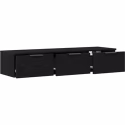 Ce Cabinet Mural Contemporain en Chêne Noir est un super ajout pour n'importe quelle pièce, alliant rangement pratique et sty ...