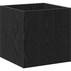 Vidaxl - Bac à Plantes Chêne Noir 40x40x40 cm Bois Ingénierie
