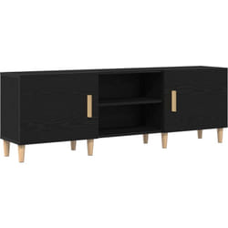 Support TV - Chêne noir, 150x30x50 cm, Fabriqué en bois d'ingénierie vidaXL