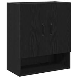 Vidaxl - Meuble Mural Chêne Noir 60 X 30 X 70 Cm Bois D'Ingénierie