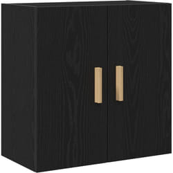 Armoire murale en chêne noir - 60x30x60 cm, Fabriquée en bois d'ingénierie Vidaxl